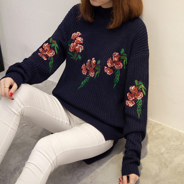 free shipping new fashion women Autumn winter plus size loose knitted sweater dress bat sleeve pullover sweater coat CSWKS002