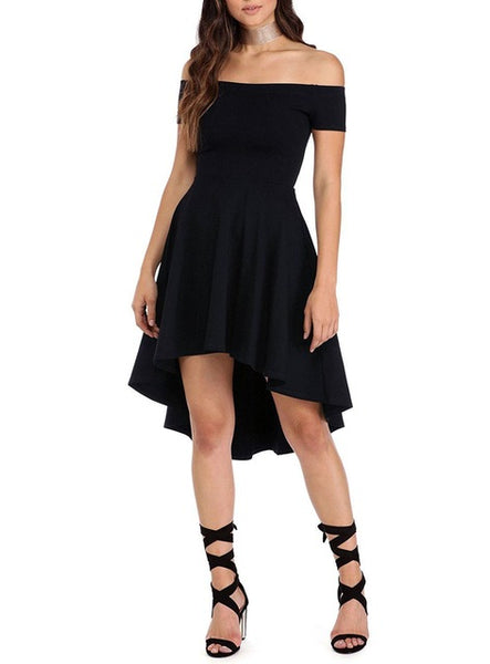BEFORW Fashion 2019 Women Sexy Off The Shoulder Dress White Black Dresses Casual Elegant Vintage Office Wear Elasticity Dress